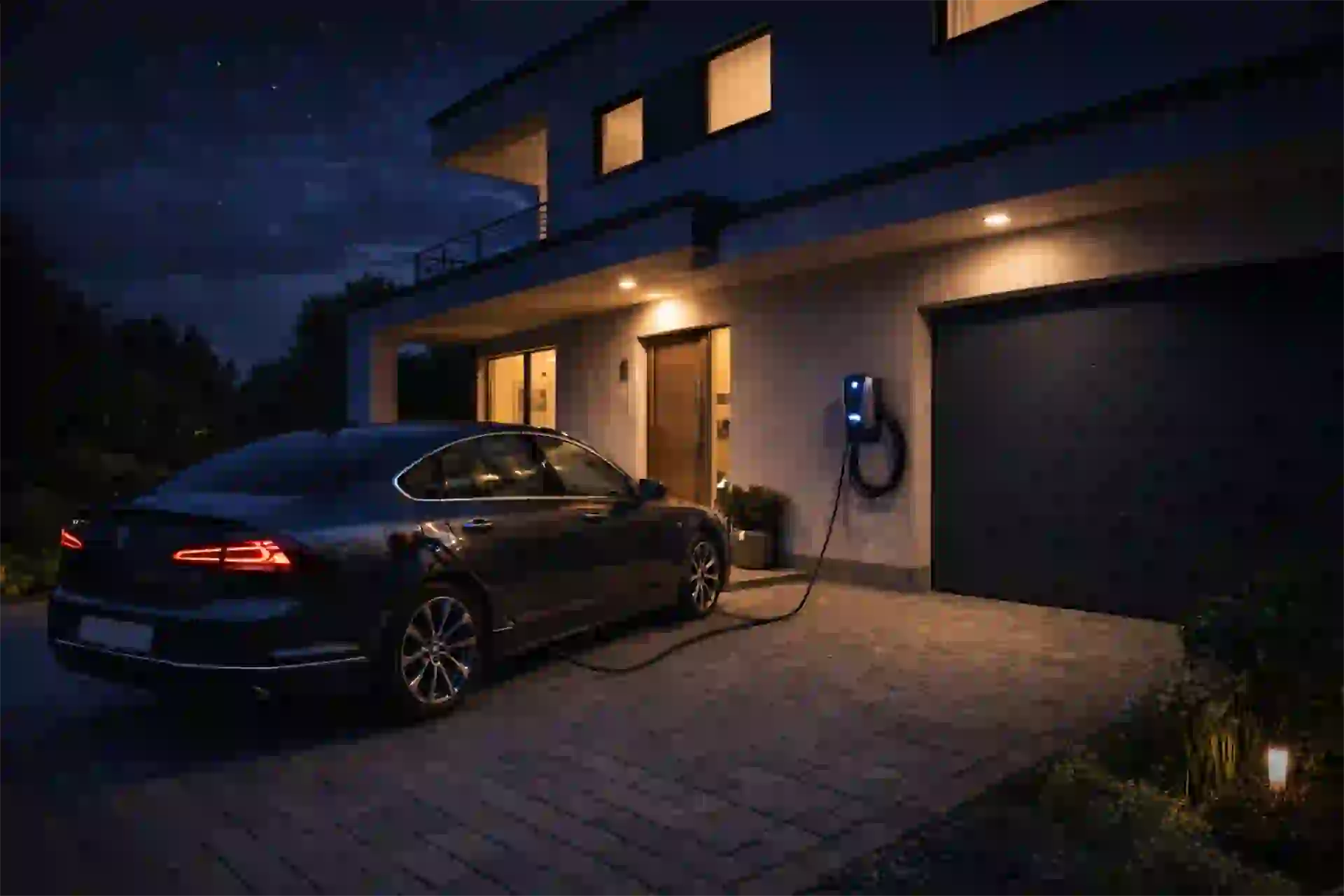 Installation borne de recharge à Pulligny